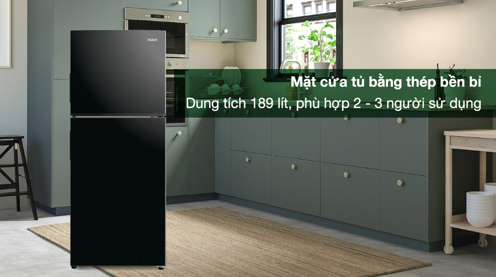 Tủ lạnh Aqua Inverter 189 lít AQR-T220FA(FB)