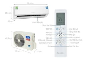 Điều hòa Funiki 9000 BTU 1 chiều SC09MMC2