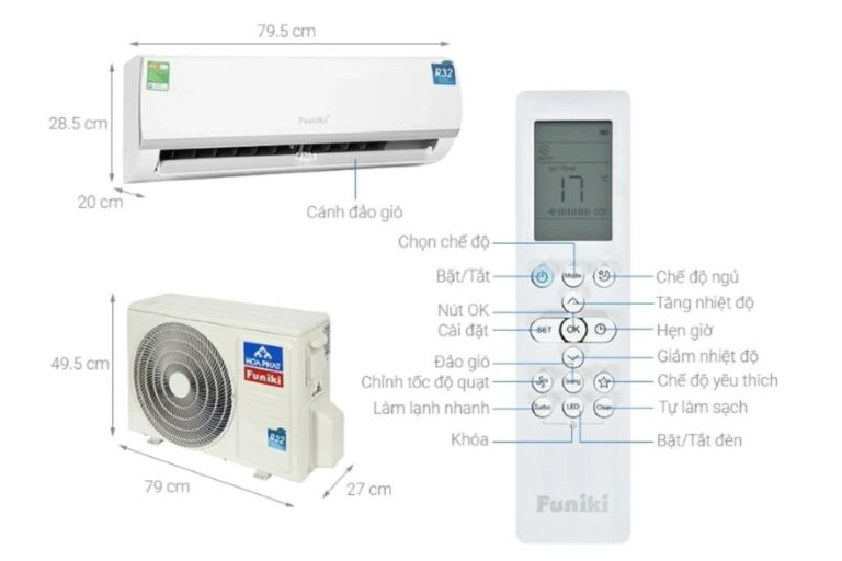 Điều hòa Funiki 9000 BTU 1 chiều SC09MMC2