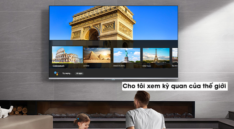Trợ lý ảo - Android Tivi TCL 4K 75 inch 75P715
