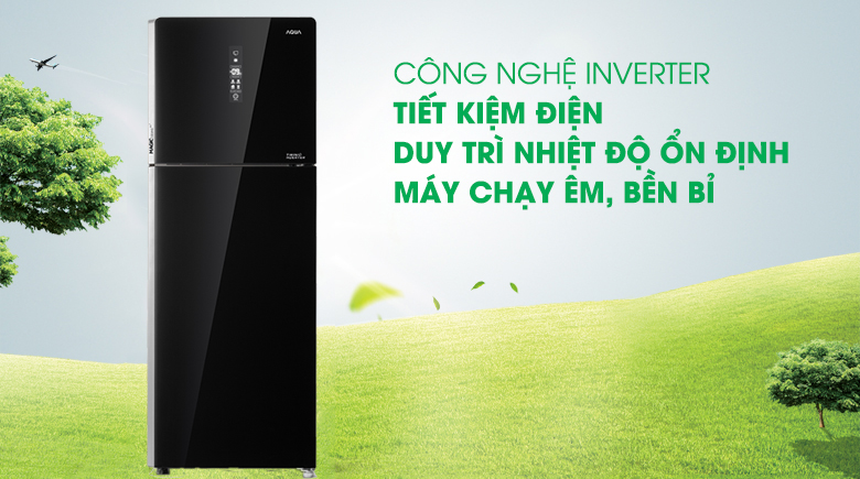 Tủ lạnh AQUA Inverter 291 lít AQR-T329MA(GB)