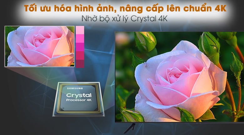 Crystal 4K - Smart Tivi Samsung 4KUA65AU7200