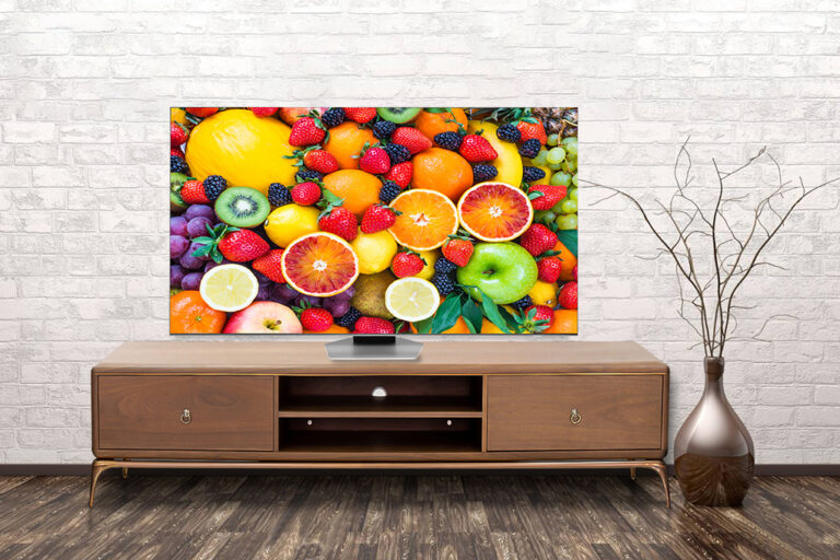 Empty interior of room with vase over brick wall background 3d rendering