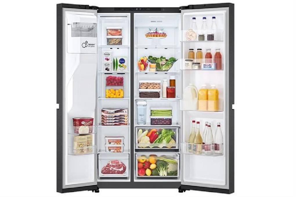 Tủ lạnh LG Inverter 641 lít Side By Side LSI63BLMA 1